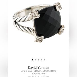 David Yurman Onyx Ring
